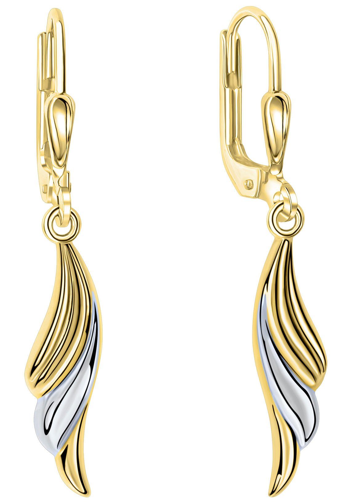 Paar Ohrhänger Schmuck Geschenk Gold 375 Ohrschmuck Patentbrisur