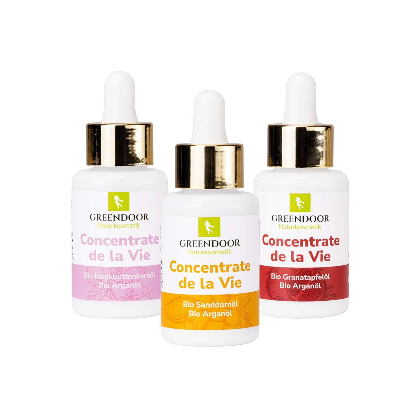 Concentrate Set Geschenk de GREENDOOR la Pflege-Geschenkset Vie