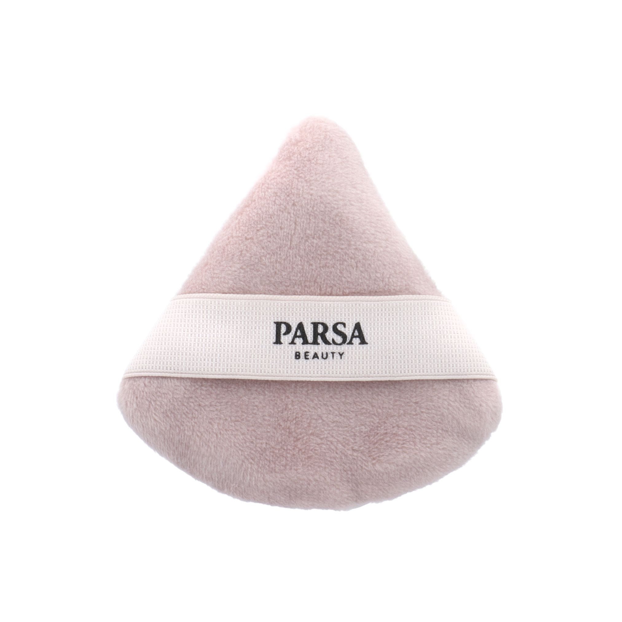 PARSA Beauty Make-up Schwamm Professional 2-in-1 Make-up & Powder Puff, Duo-Seite mit Silikonkern