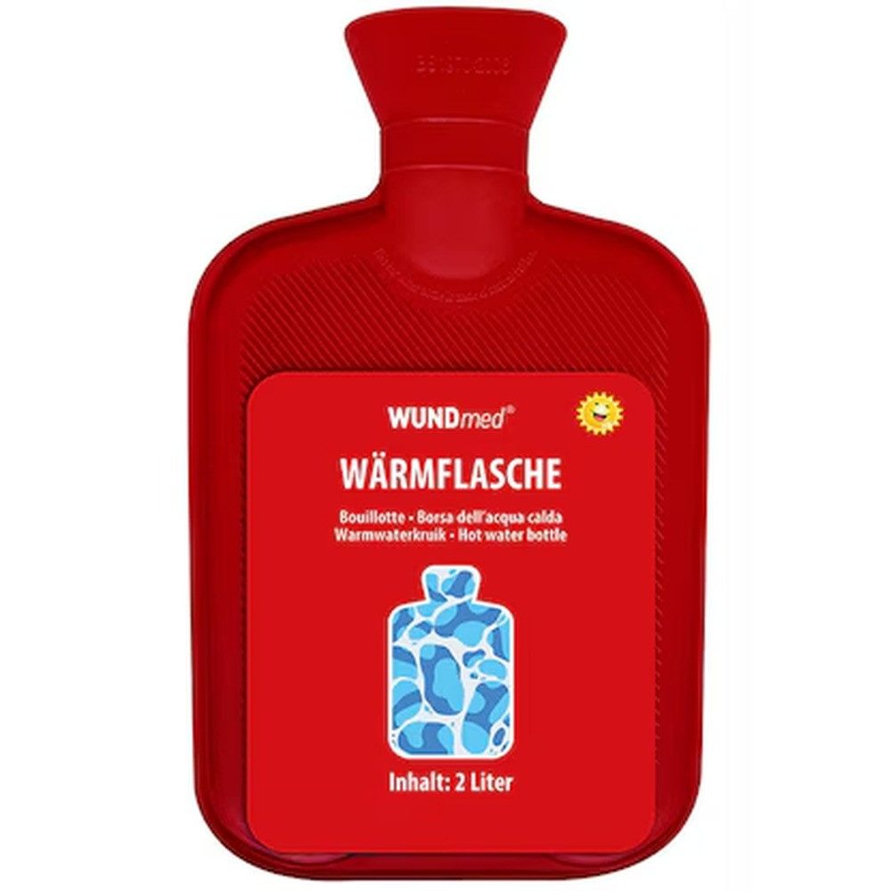 Wundmed Wärmflasche WUNDmed® 2 Liter Wärmflasche rot