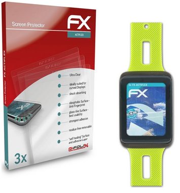 atFoliX Schutzfolie Displayschutzfolie für XLyne Keto XW Fit, (3 Folien), Ultraklar und flexibel
