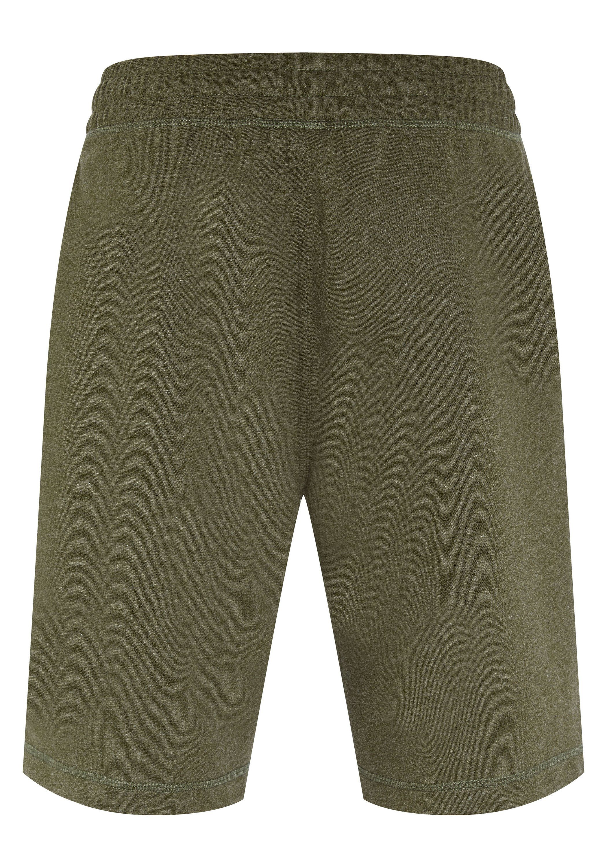 Uncle Sam Sweatshorts aus weichem Melange 19-0515M Terry French Olive Night