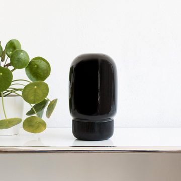 LucyBalu Grabkerze REMEMBER - Tierurne für Katzen und Hunde, Zweiteilige Urne - Holzgefäß mit stilvoller Vase, Made in Germany