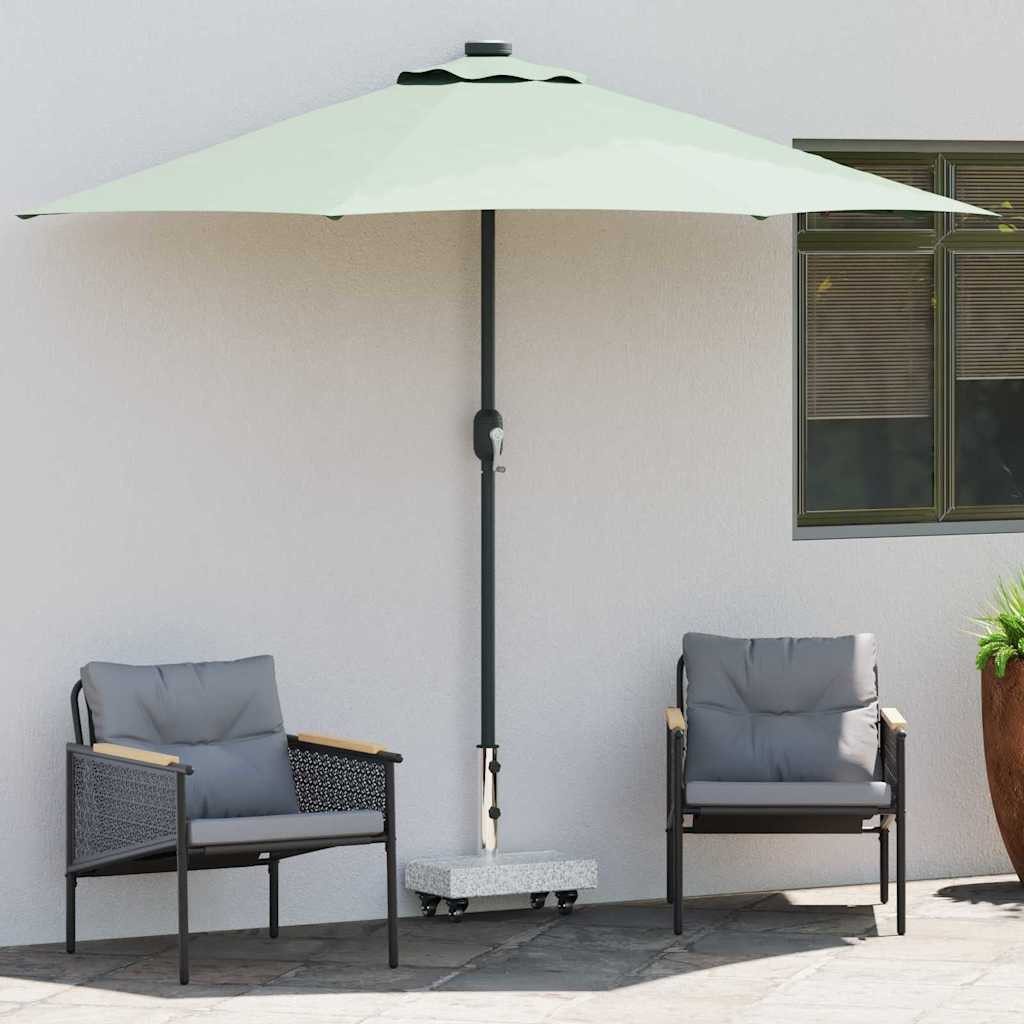 vidaXL Schirmhalter Sonnenschirmständer Grau 45 x 25 x 45 cm Granit, 1 tlg.