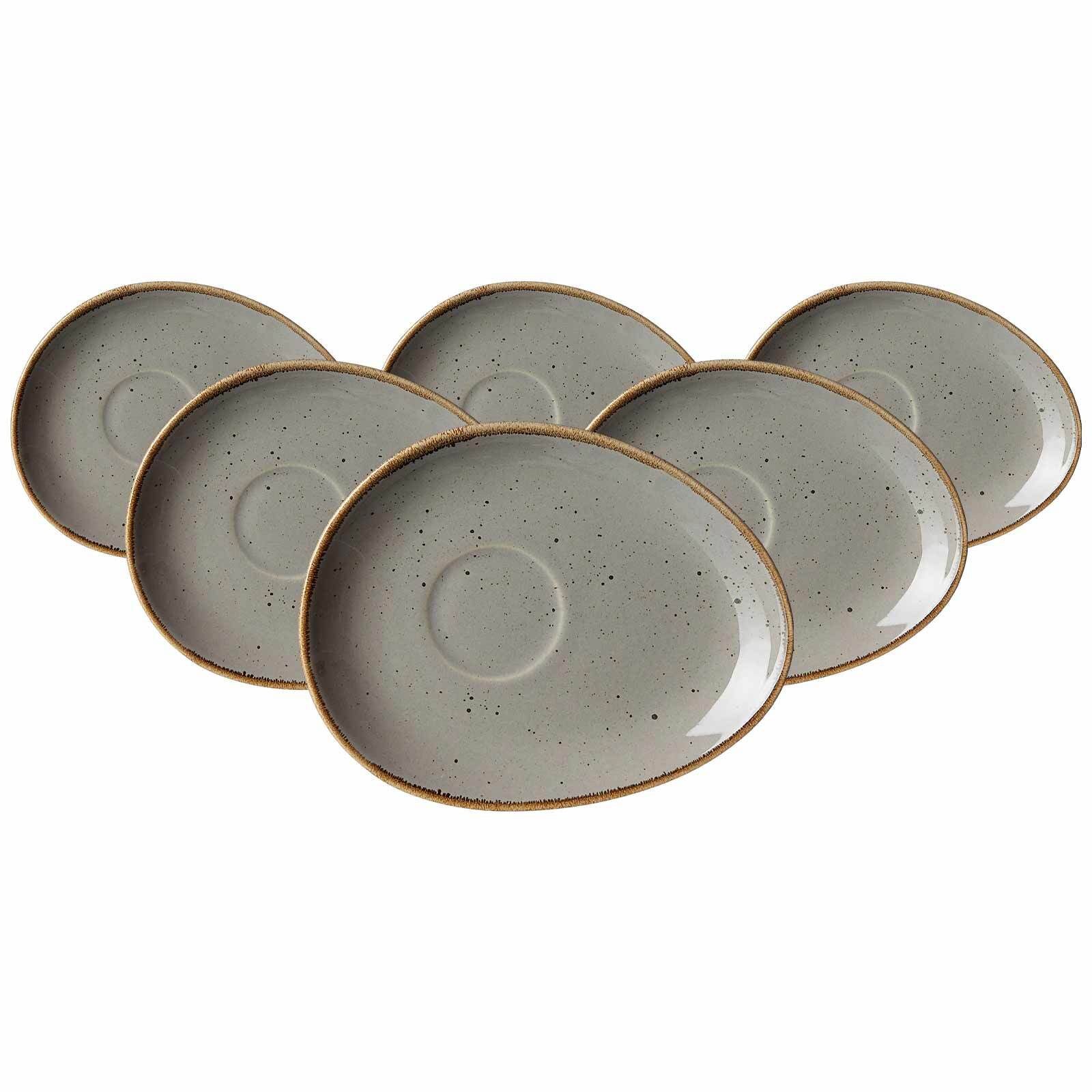 Ritzenhoff & Breker Untertasse Taste Kaffeeuntertassen 17 x 13,5 cm 6er Set, (6 St)