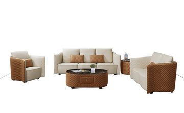 JVmoebel Sofa Sofagarnitur 3+2+1 Sitzer Set Design Sofa Polstermöbel, Made in Europe