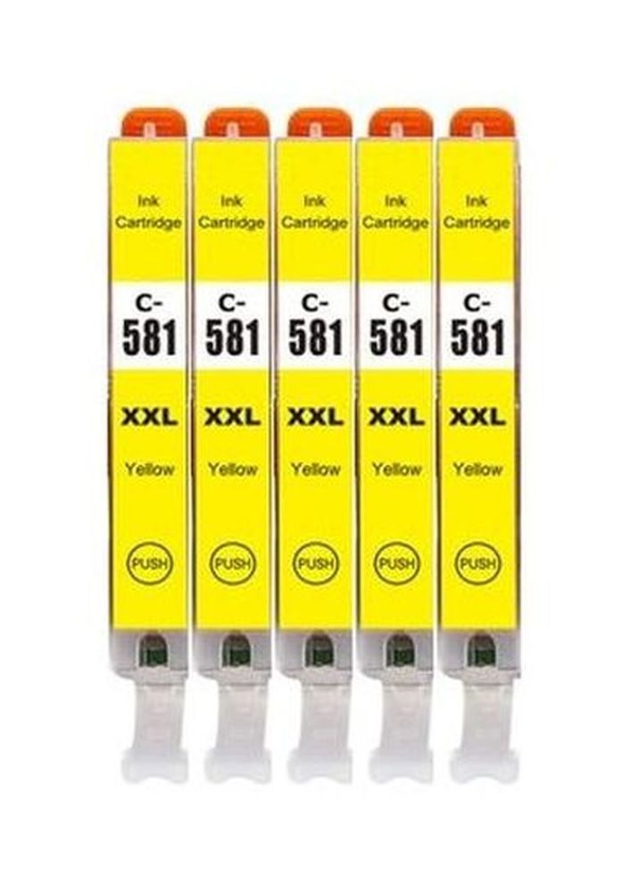 5 x Druckerpatrone kompatibel mit Canon PGI-580 & CLI-581 Tintenpatrone