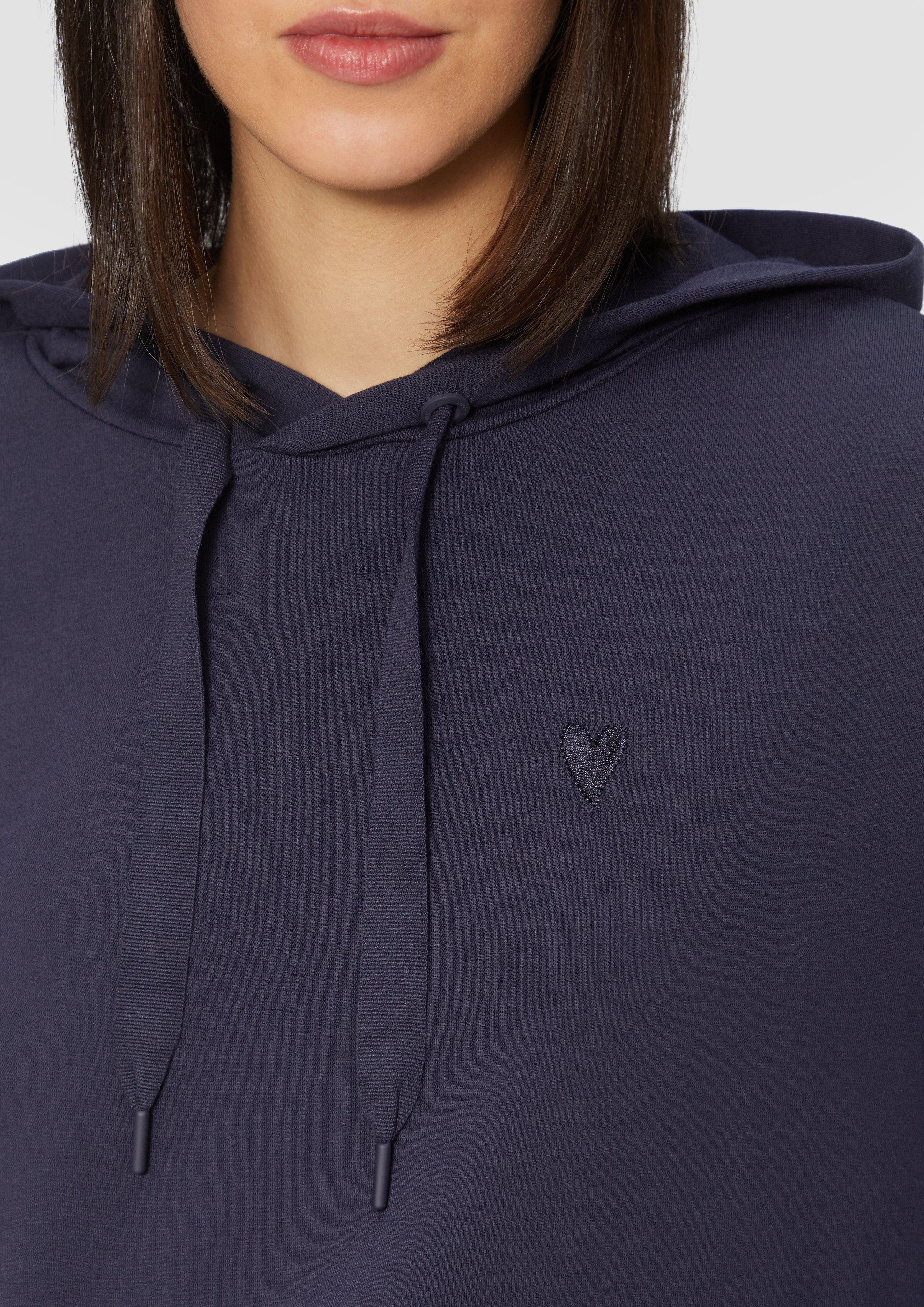 s.Oliver Sweatshirt Weiches Kapuzen-Sweat mit Herz-Stickerei günstig online kaufen