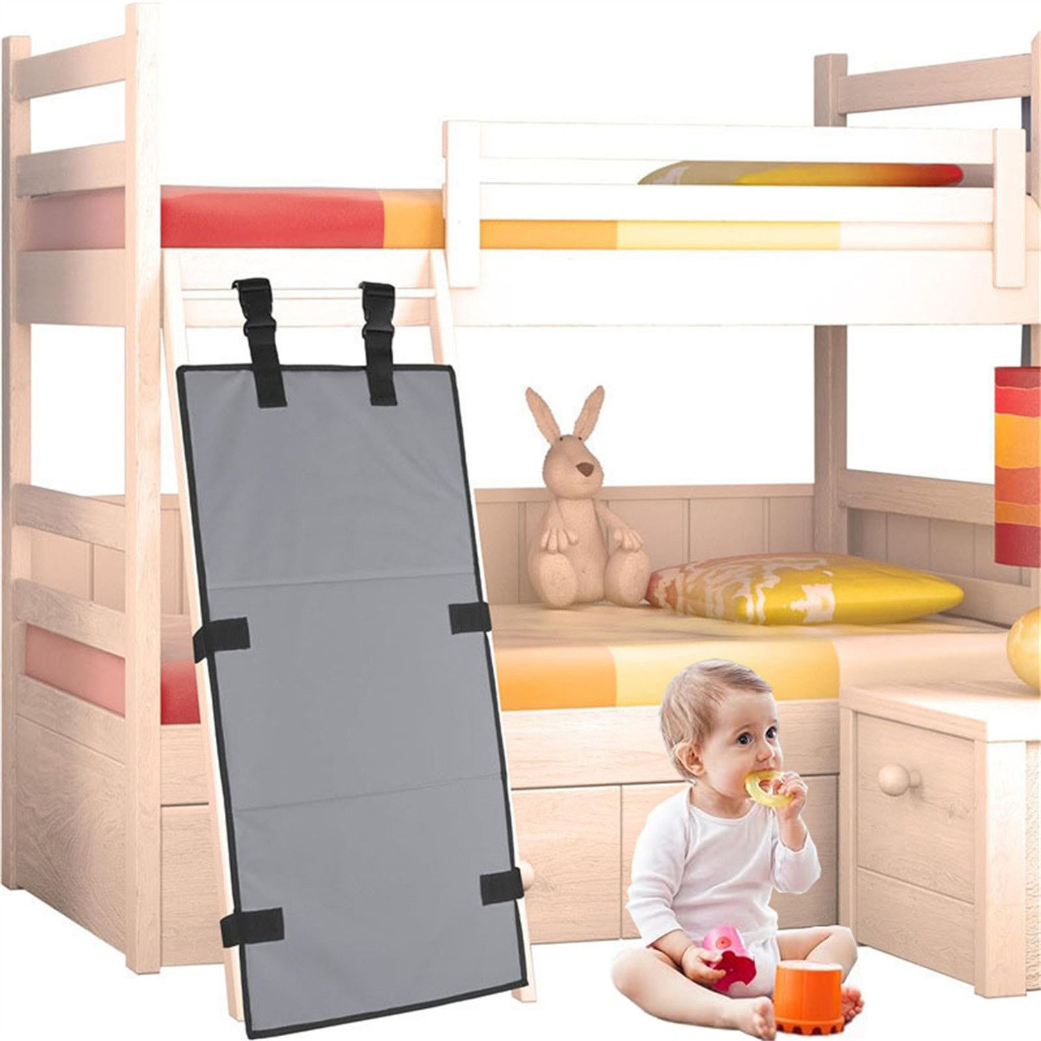 autolock Trittleiter Etagenbett Leiter Abdeckung,dass Kinder vom Klettern Leitern