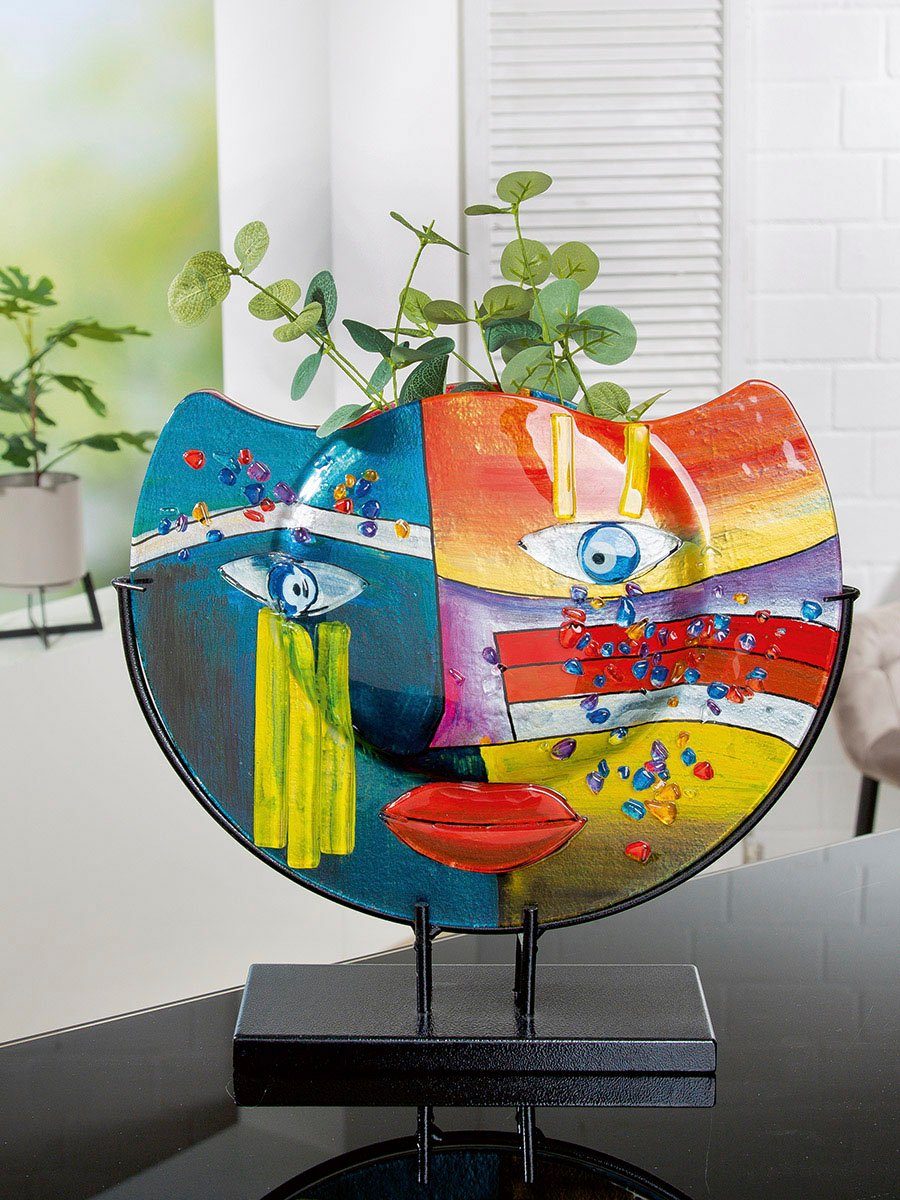 Casablanca by Gilde Tischvase Fashion, Dekovase (1 St), Vase aus Glas, mit günstig online kaufen