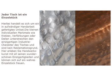 riess-ambiente Couchtisch ORGANIC ORIENT Ø55cm gold (Einzelartikel, 1-St), Wohnzimmer · Metall · rund · Hammerschlag 3D-Design · handmade