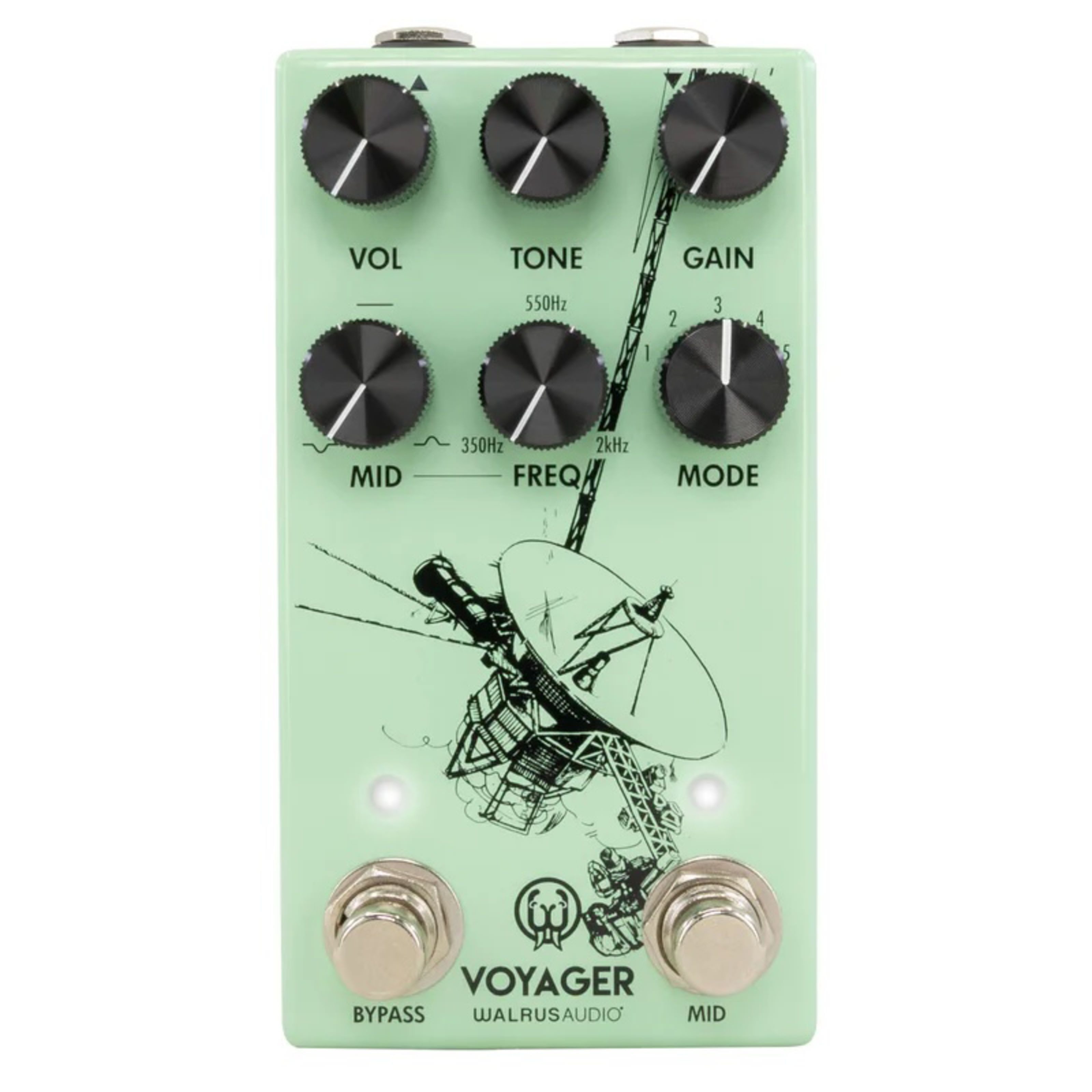 Walrus Audio Musikinstrumentenpedal, (Effekte, Verzerrer), Voyager MKII Seafoam - Verzerrer für Gitarren