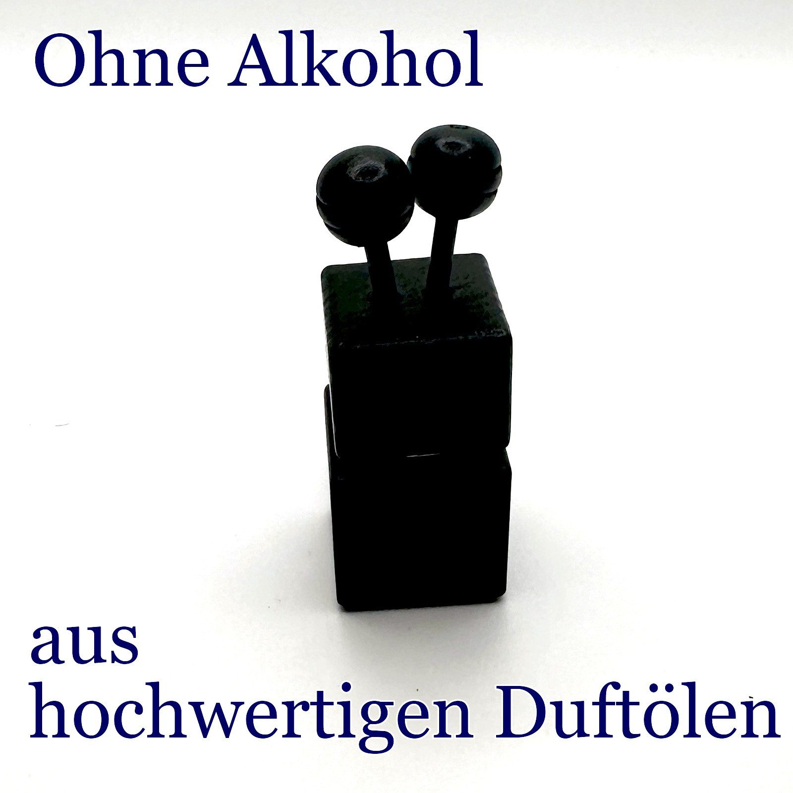 WonderWax Raumduft WonderWax® Auto Duft Quadrat Schwarz Deckel rund 8 ml, (Pfirsich & Pistaziencreme), Duftrichtung: Pfirsich & Pistaziencreme