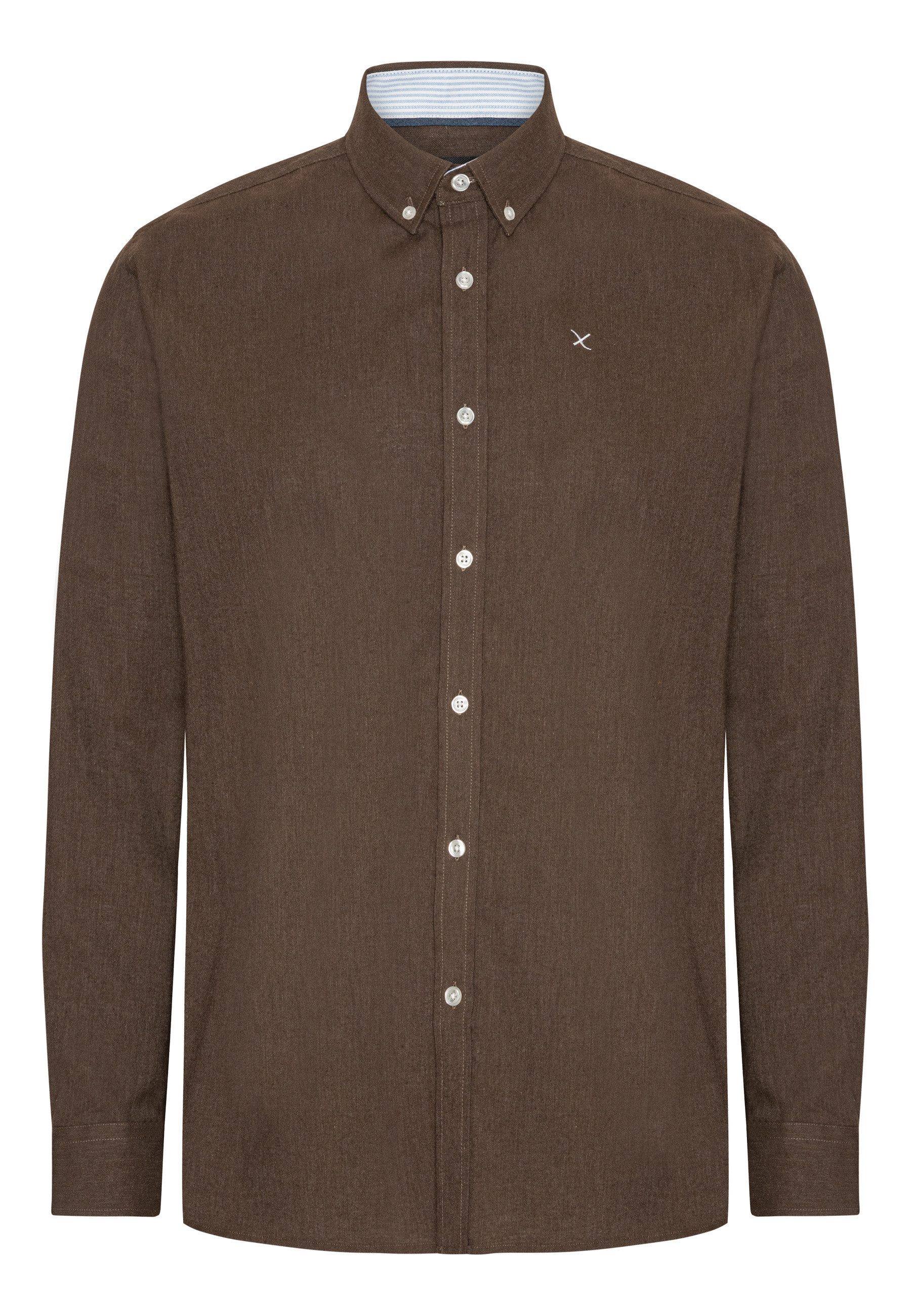 Clean Cut Copenhagen Langarmhemd Clean Cut Copenhagen Oxford Stretch Plain L/S (1-tlg)
