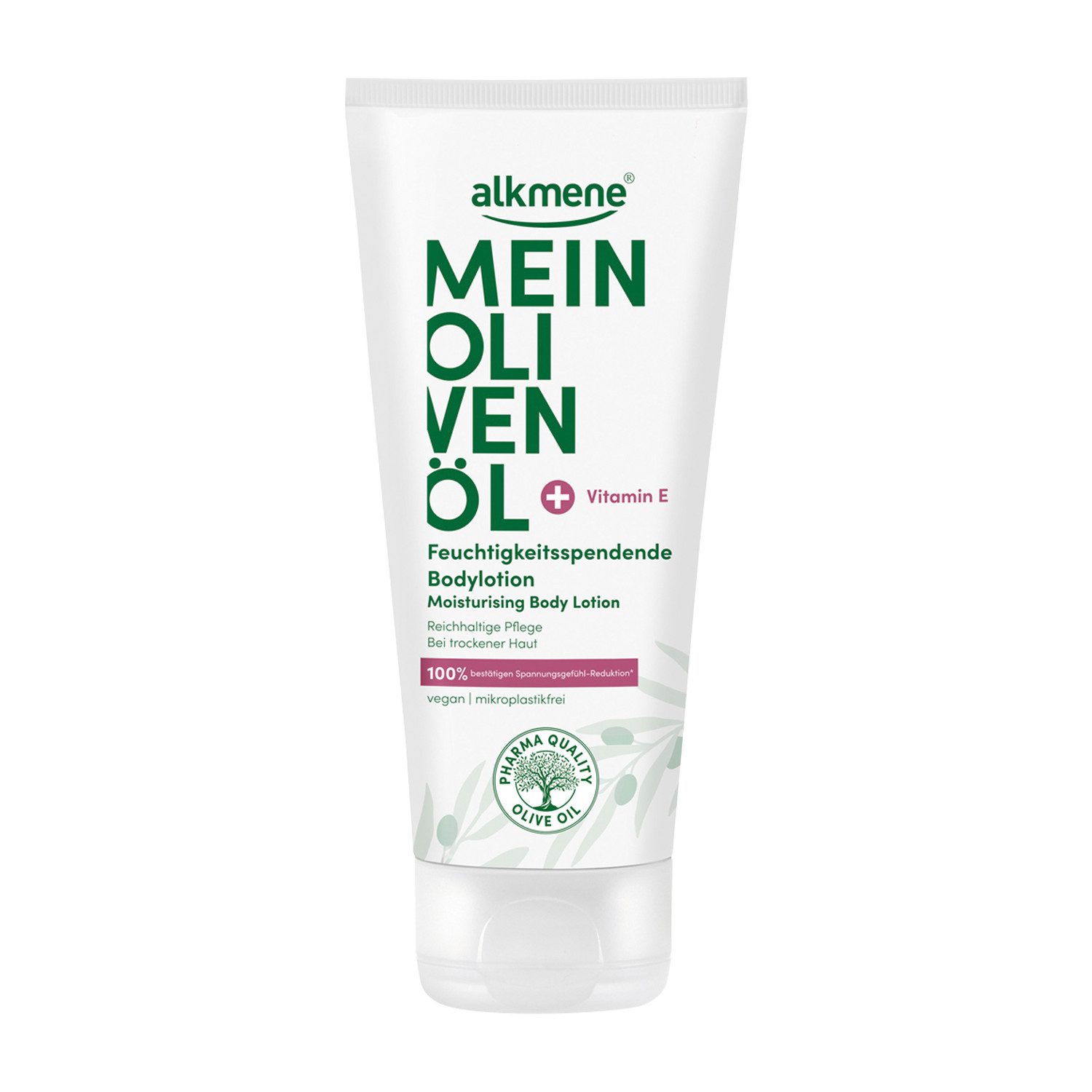 alkmene Bodylotion Bodylotion für trockene Haut 200 ml, Damen & Herren, Olivenöl, 1-tlg.