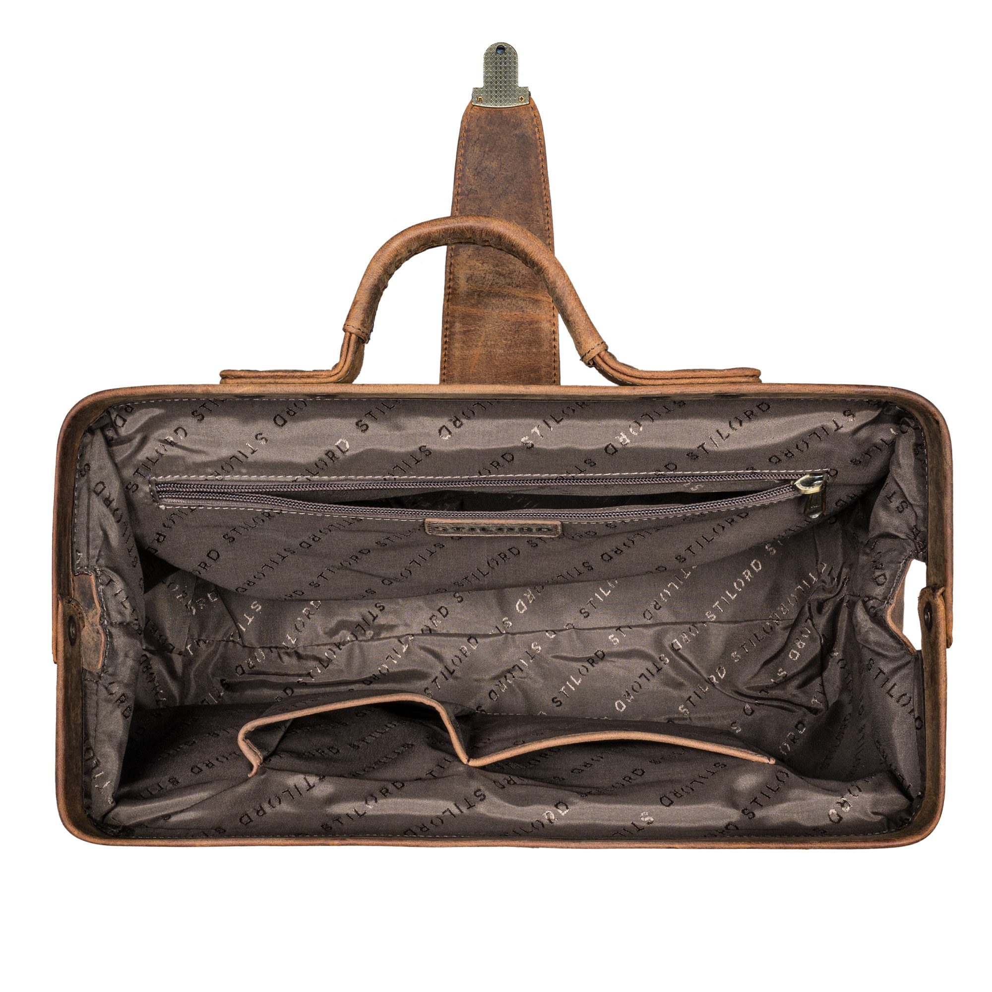 STILORD Aktentasche STILORD "Percy" Arzttasche Leder Vintage