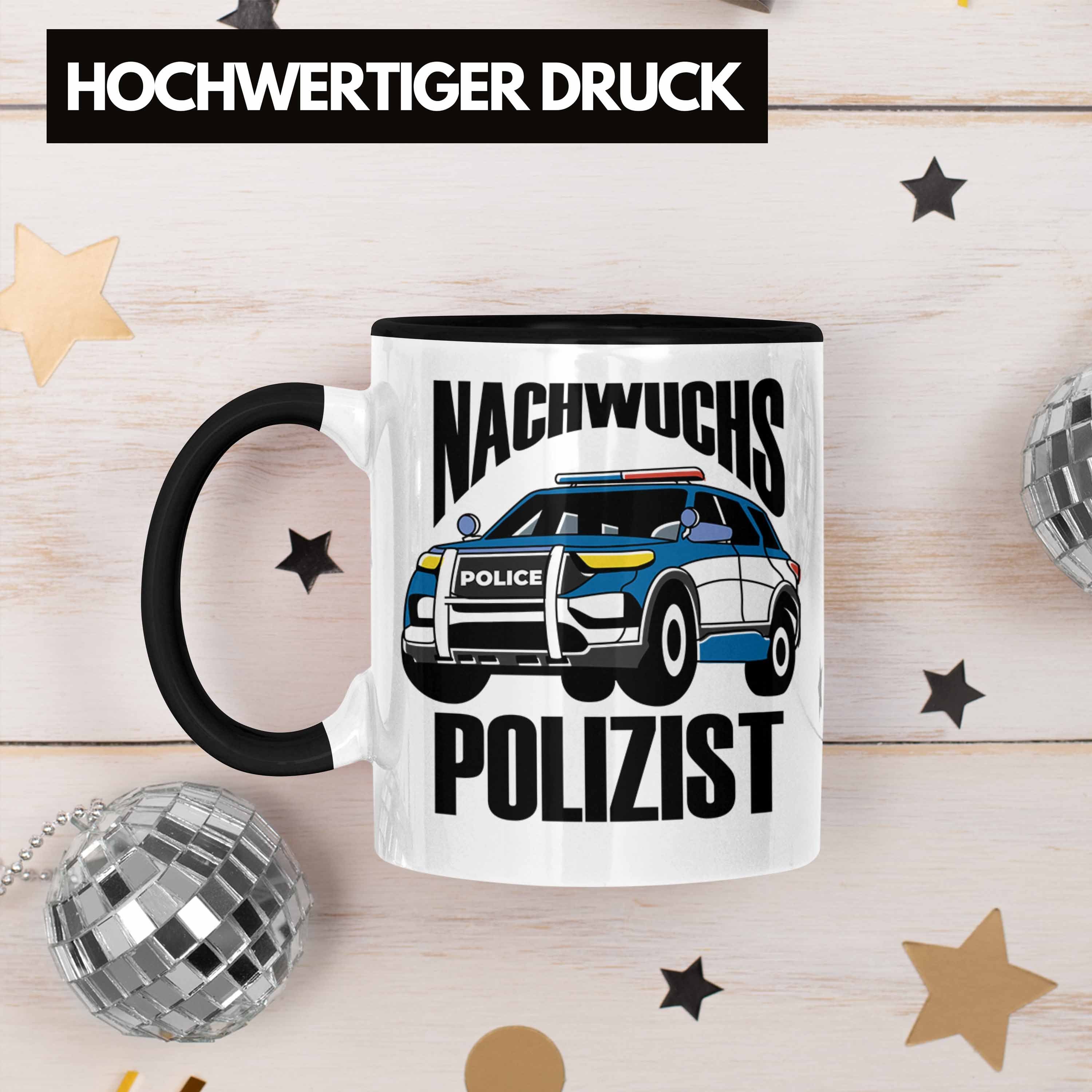 - Einschulung Geschenk Trendation für Tasse kleine Tasse "Nachwuchs Polizist" Schwarz Sch Jungs