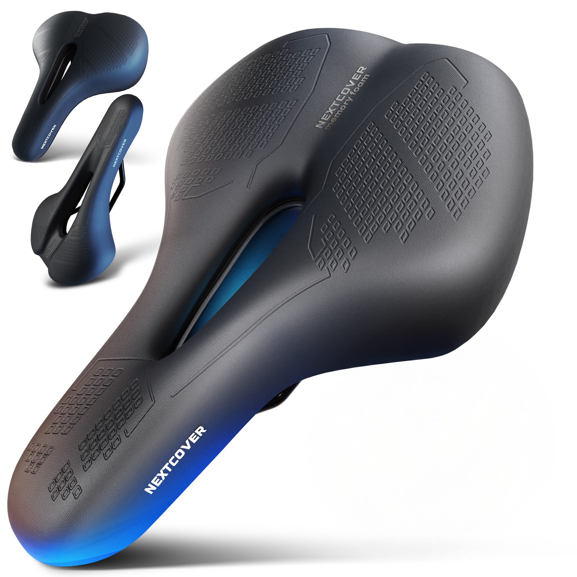Nextcover Fahrradsattel Fahrradsattel ComfortOne mit Memory Foam 3.0