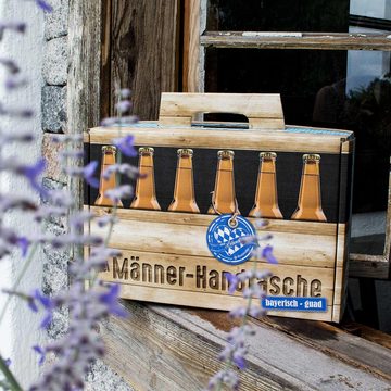 Bavariashop Geschenkbox Bier-Geschenk "Männer-Handtasche" • 12 bayerische Biere in Geschenkbox