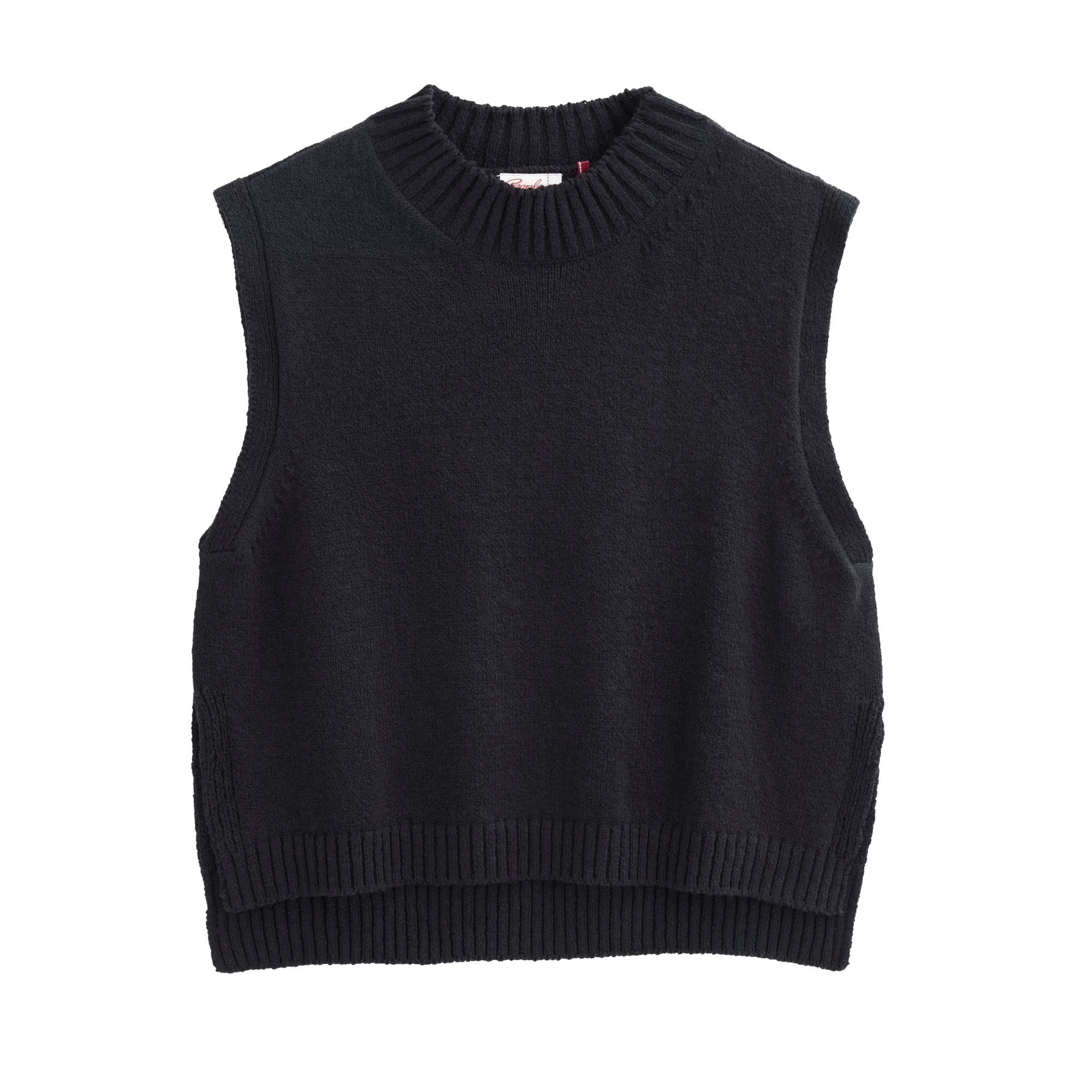 People Wear Organic Pullunder blau uni GOTS zertifiziert – Bild 4 von 5