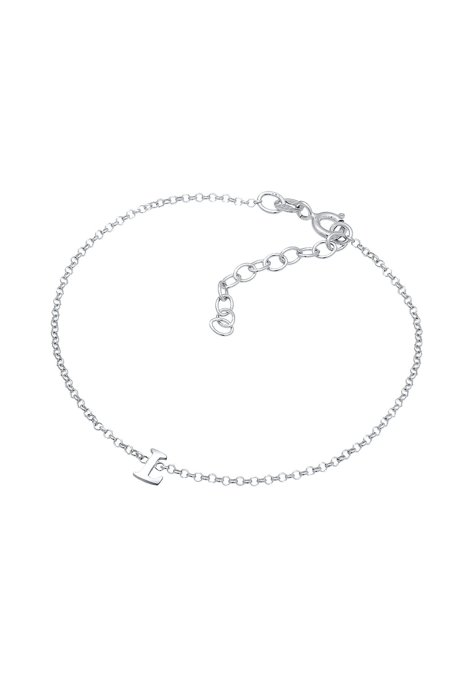 Elli Armband Buchstaben Initialen Anhänger L 925 Silber