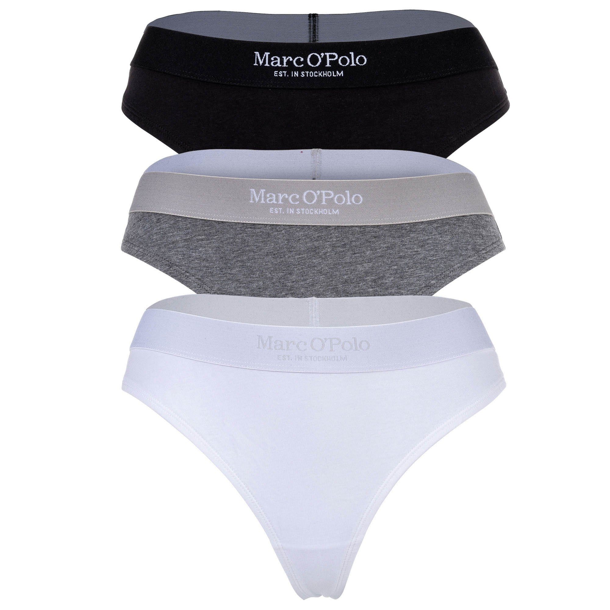 String Damen String 3er Pack Baumwolle