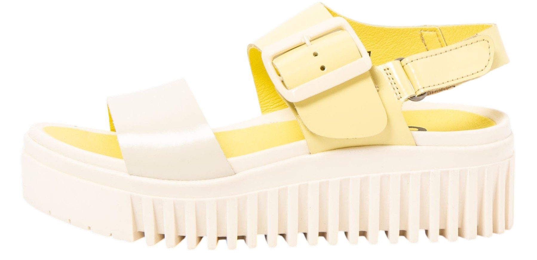 Art 1578 Brighton Pale Yellow Cream Sandale