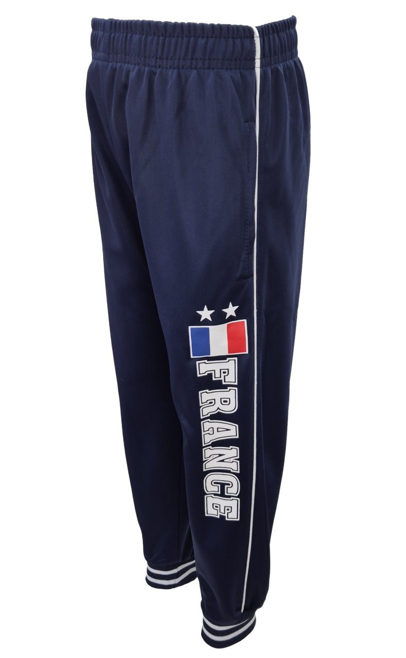 Fashion Boy Trainingsanzug Frankreich Trainingsanzug Freizeitanzug Jogginganzug JF5e (Set, Jacke + Hose)