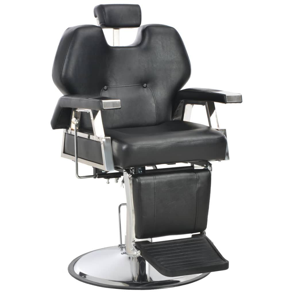 vidaXL Stuhl Friseurstuhl Schwarz 72×68×98 cm Kunstleder