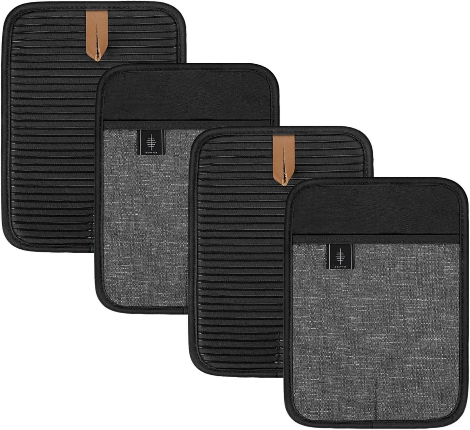 Küchenorganizer-Set Topflappen Baumwolle Hitzebeständige 4er Set Anti-rutsch