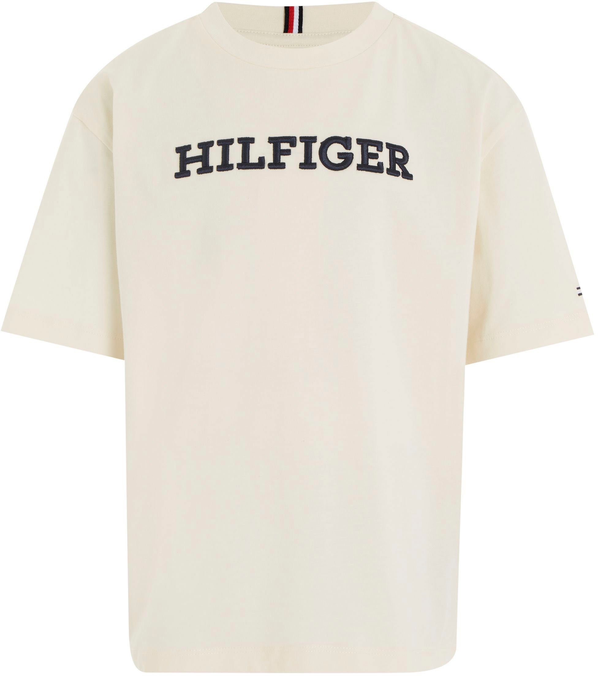 SWEATSHIRT U Hilfiger Sweatshirt Black Tommy TIMELESS in Unifarbe