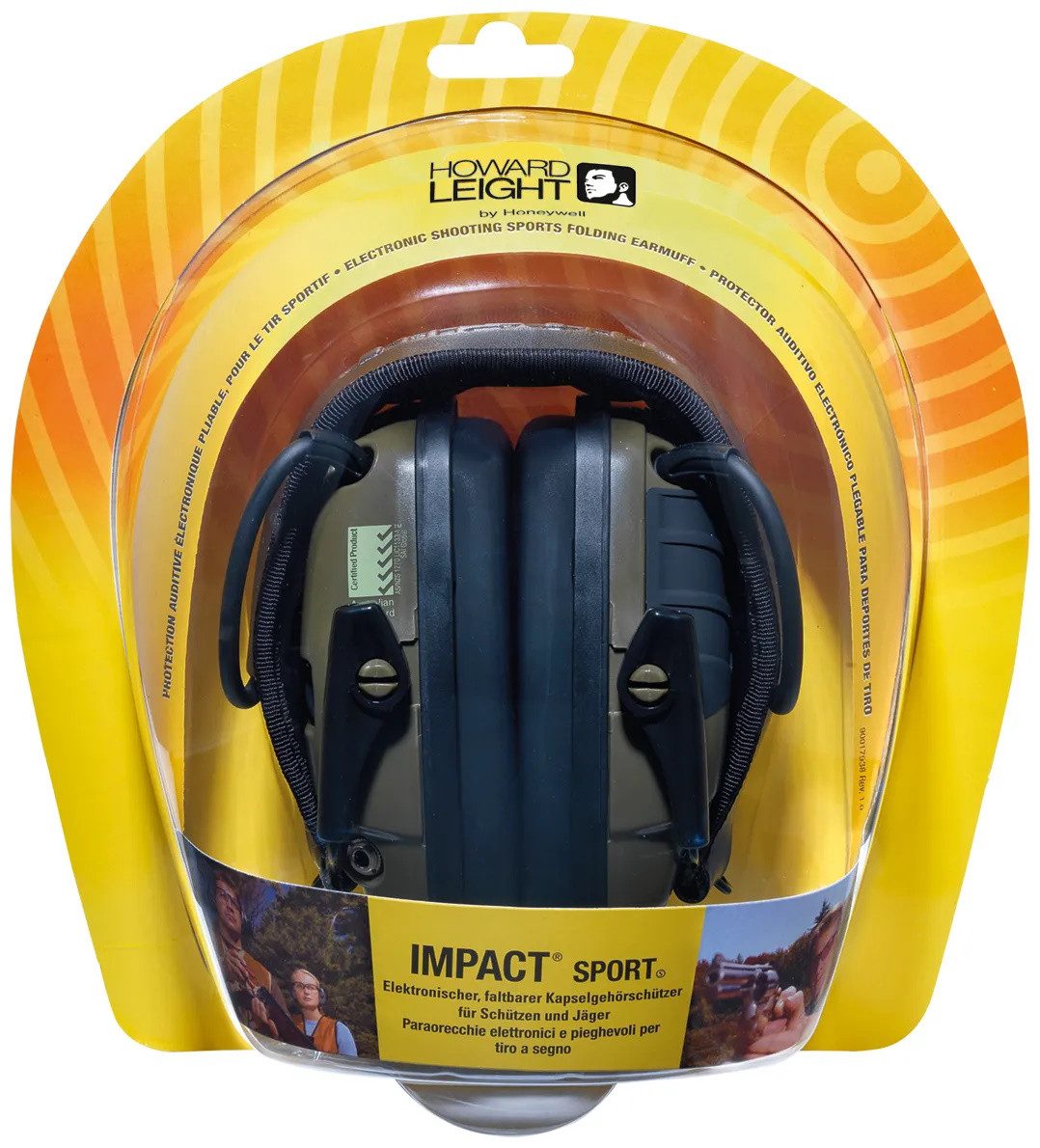 Howard Leight Kapselgehörschutz Howard Leight Impact Sport - Aktiver Kapsel-Gehörschutz, Jagd