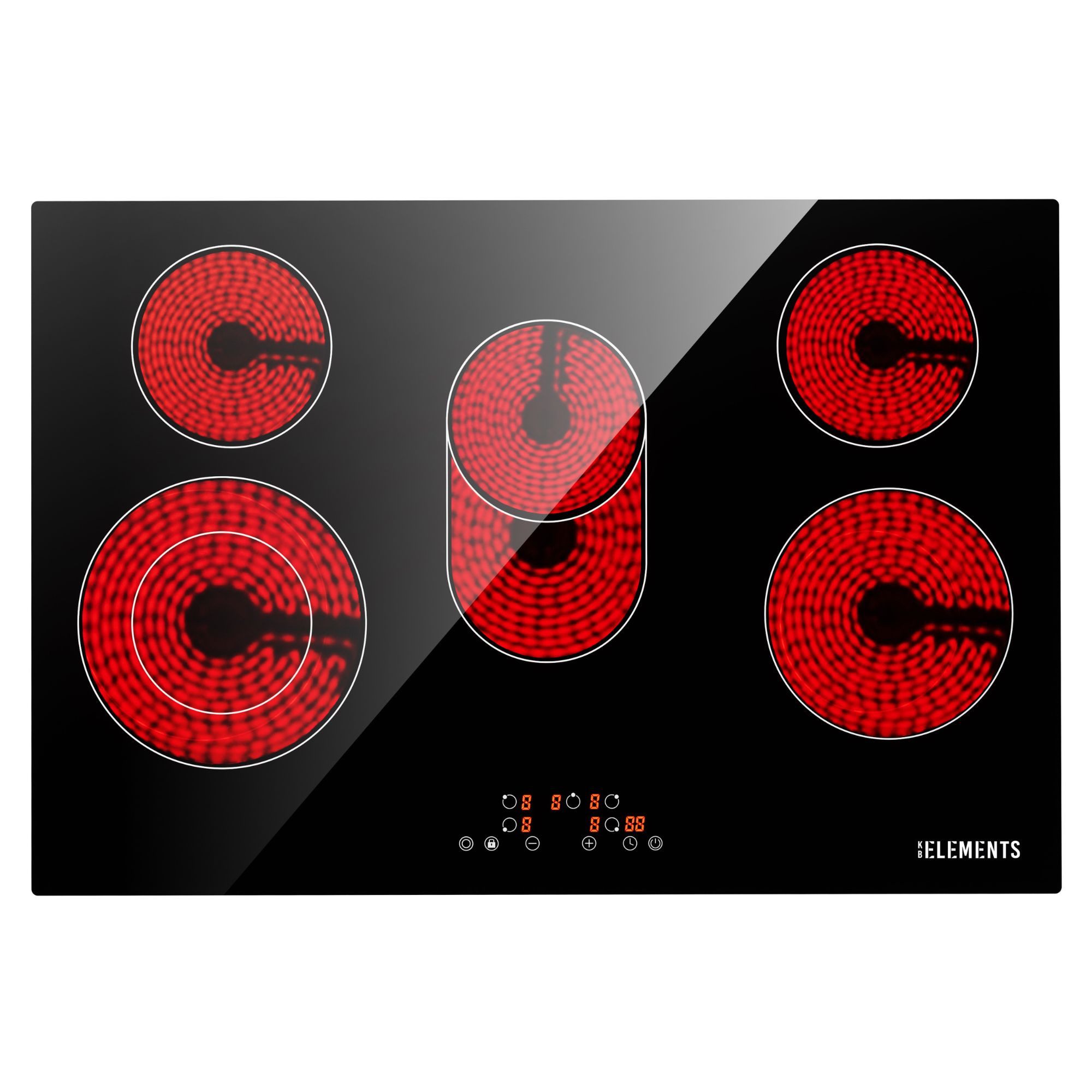 KB Elements Elektro-Kochfeld, 8400 Watt, Flexzone