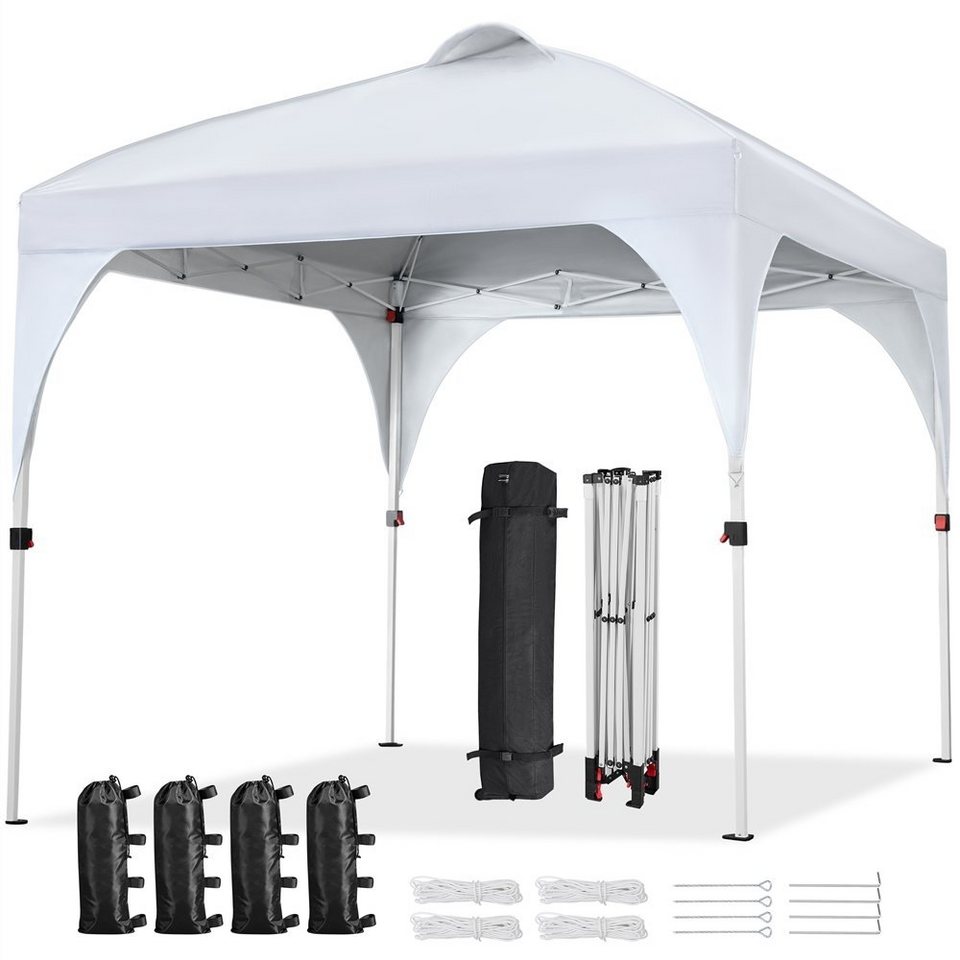 Yaheetech Faltpavillon, 3x3m Zelt mit Tragetasche und 4 Sandsäcke