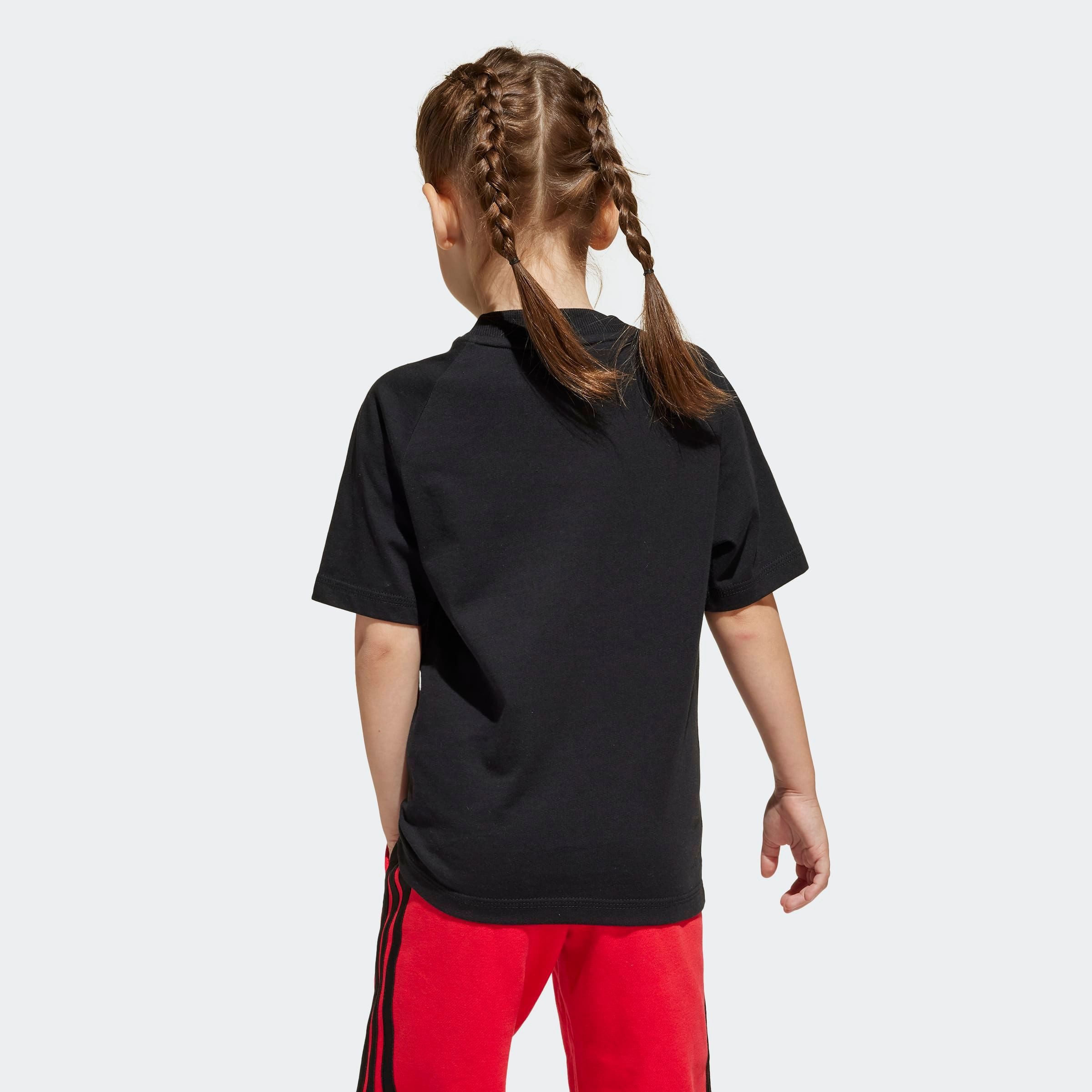 adidas Sportswear T-Shirt LK LIN TEE 160 für Kinder, Rundhalsausschnitt, ohne Verschluss, weiches Material