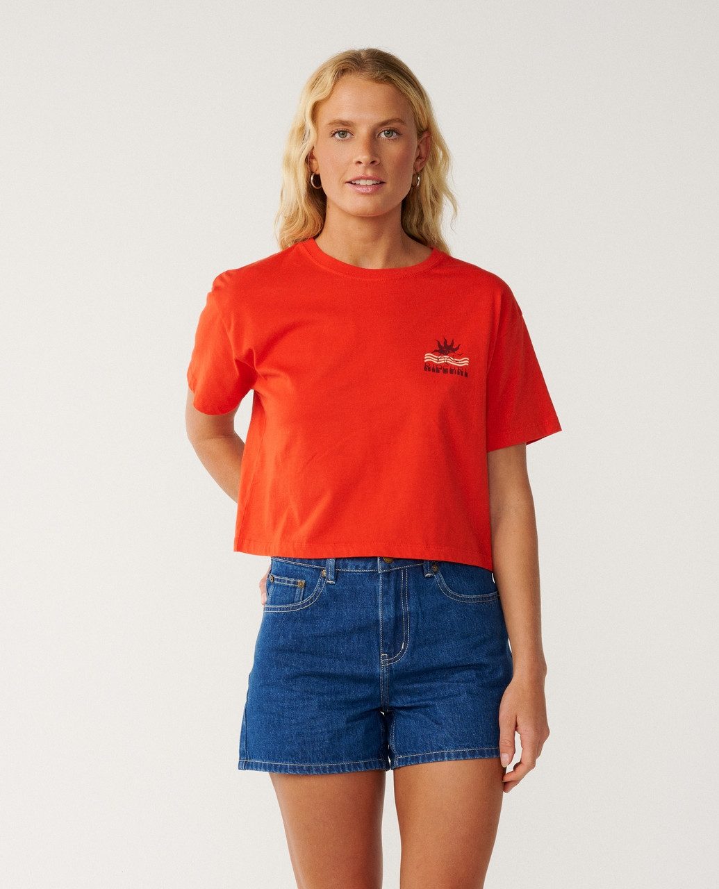 Rip Curl T-Shirt Swell Crop T-Shirt