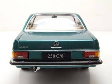 KK Scale Modellauto Mercedes 280 C /8 Strichacht Coupe W114 1969 türkis metallic Modellaut, Maßstab 1:18