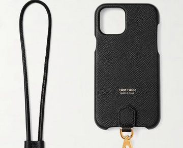 Tom Ford Case zum Umhängen Tom Ford Grain Leather iPhone 11 Phone Hülle Pro Case Lanyard Pouch T