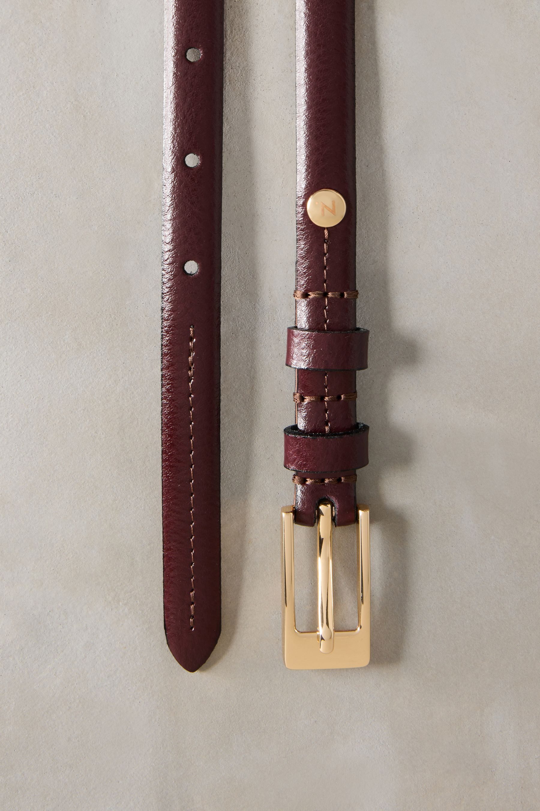 Next Ledergürtel Premium Skinny Ledergürtel, Made in Italy (1-St) günstig online kaufen