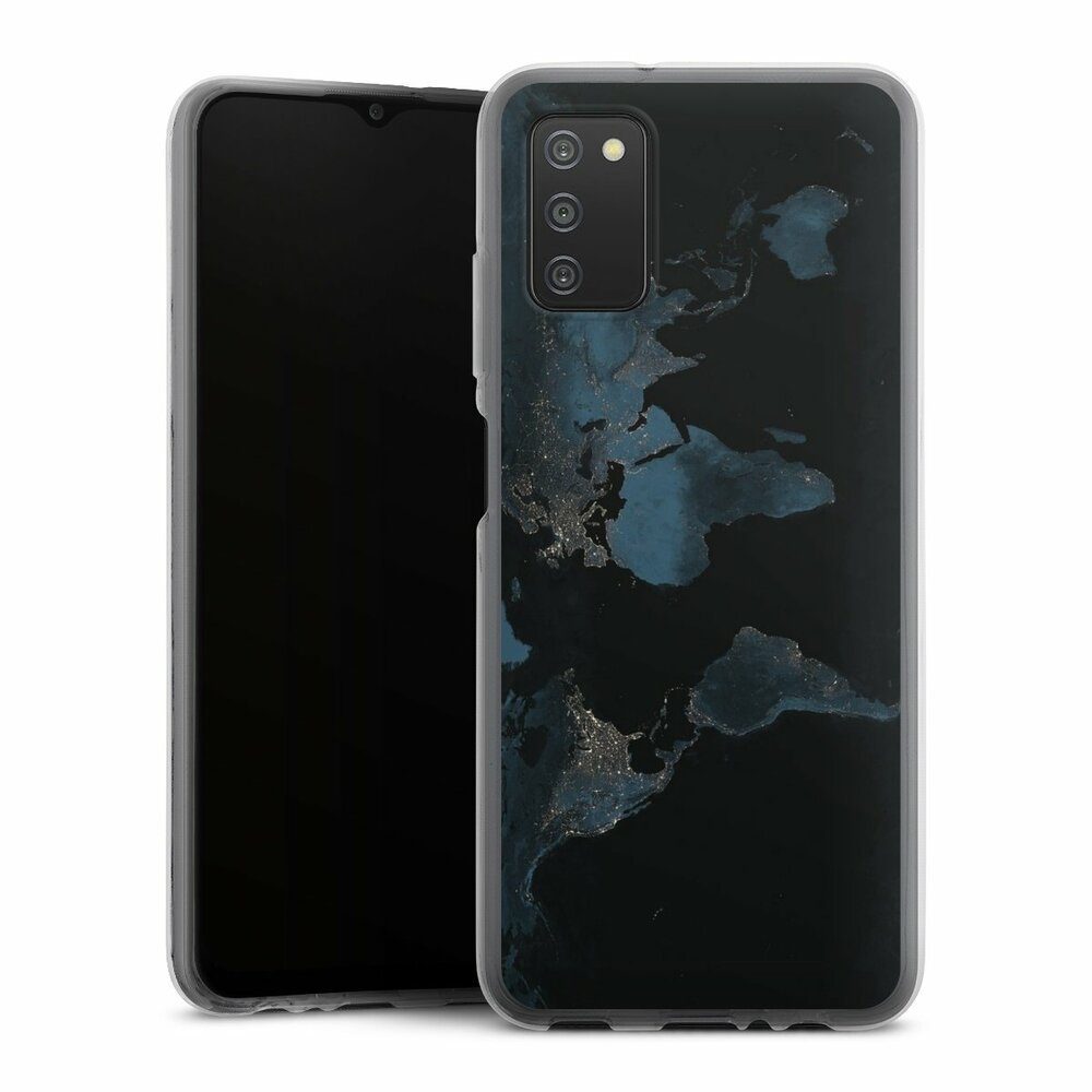 Handyhülle Weltkarte Landkarte Nacht Nightlight Worldmap