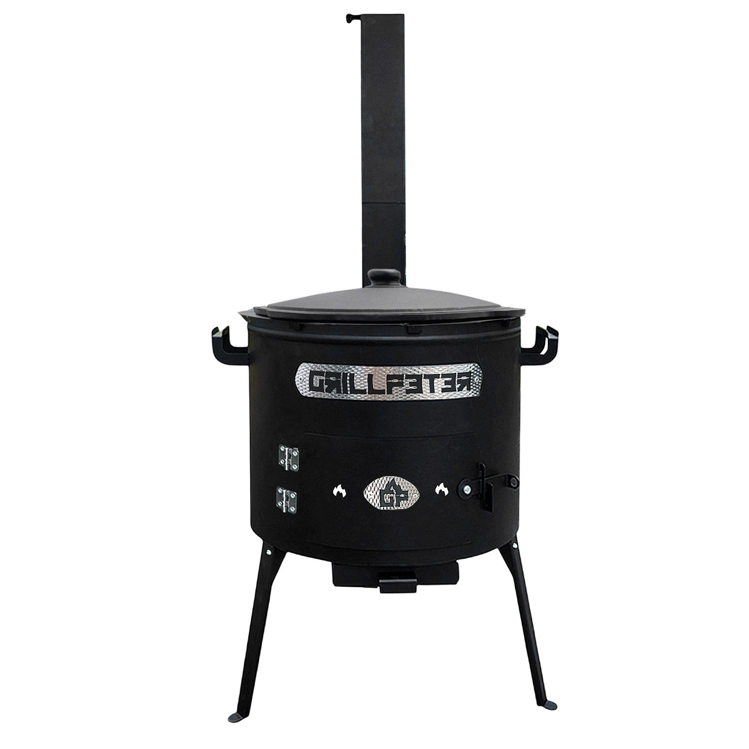 Holzkohlegrill Utschak Asamat Ø40 cm mit Kazan 8L