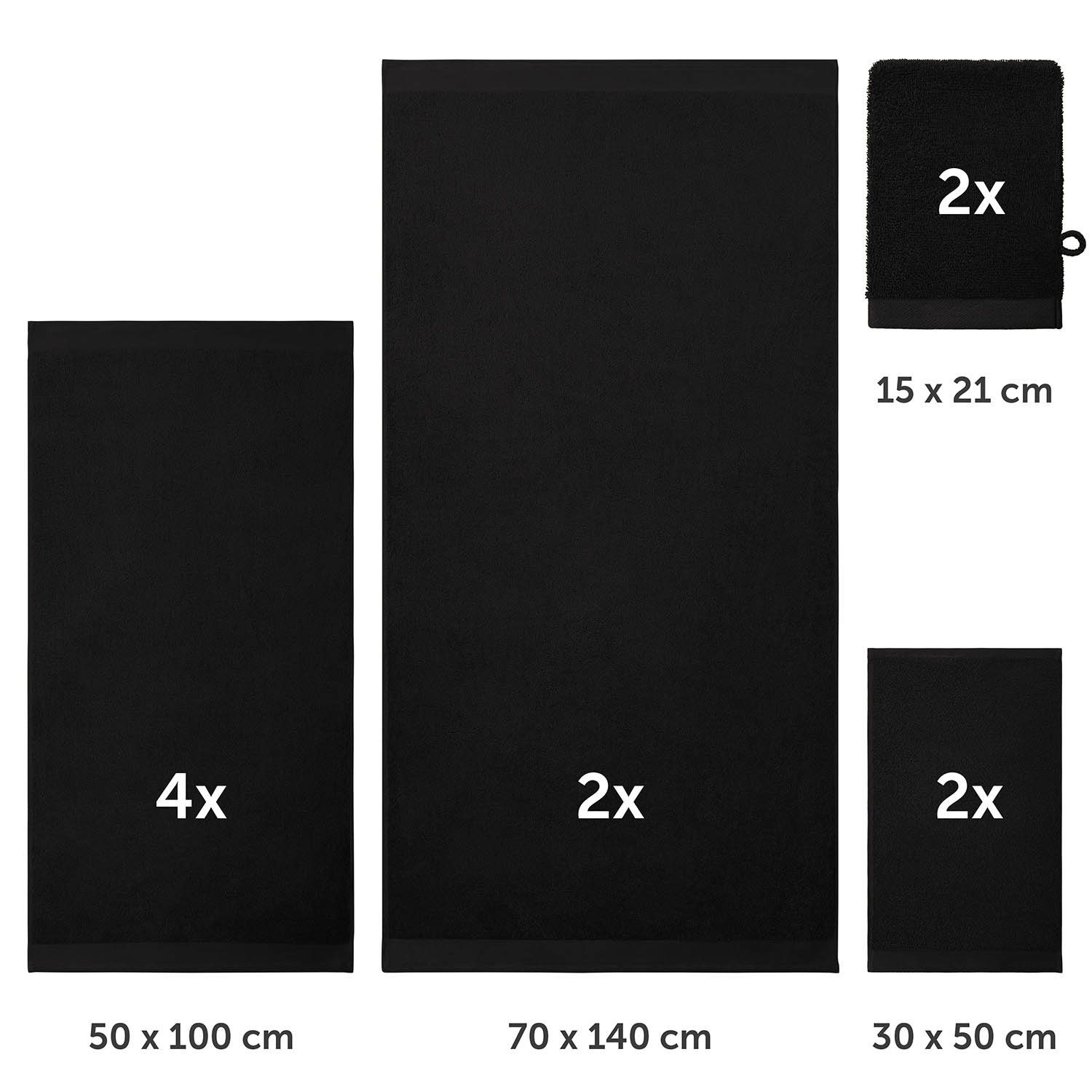 Blumtal Handtuch Set Blumtal 10 Teilig - Handtücher Set 100% Baumwolle, wei günstig online kaufen