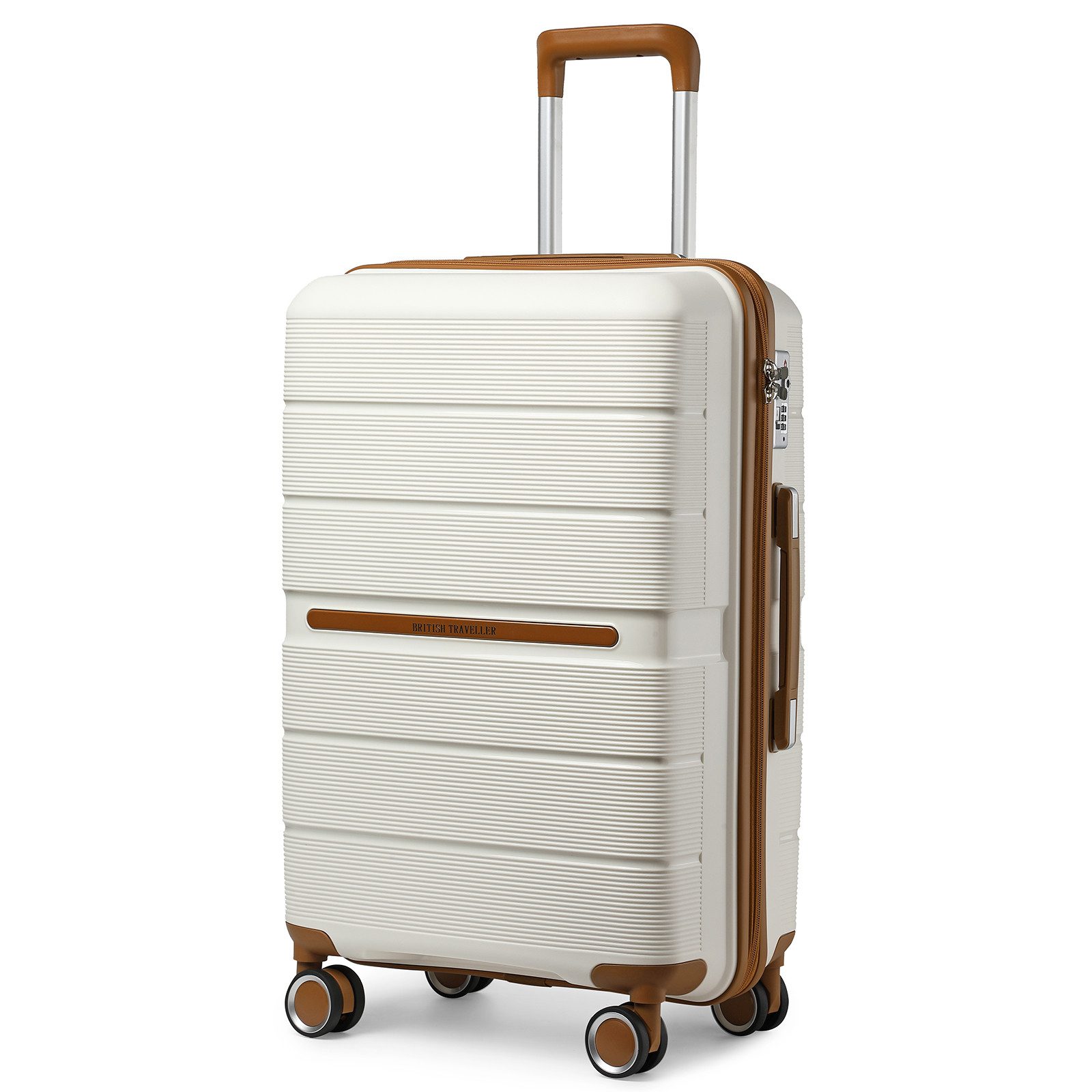 British Traveller Handgepäck-Trolley Reisekoffer Hartschalenkoffer aus günstig online kaufen