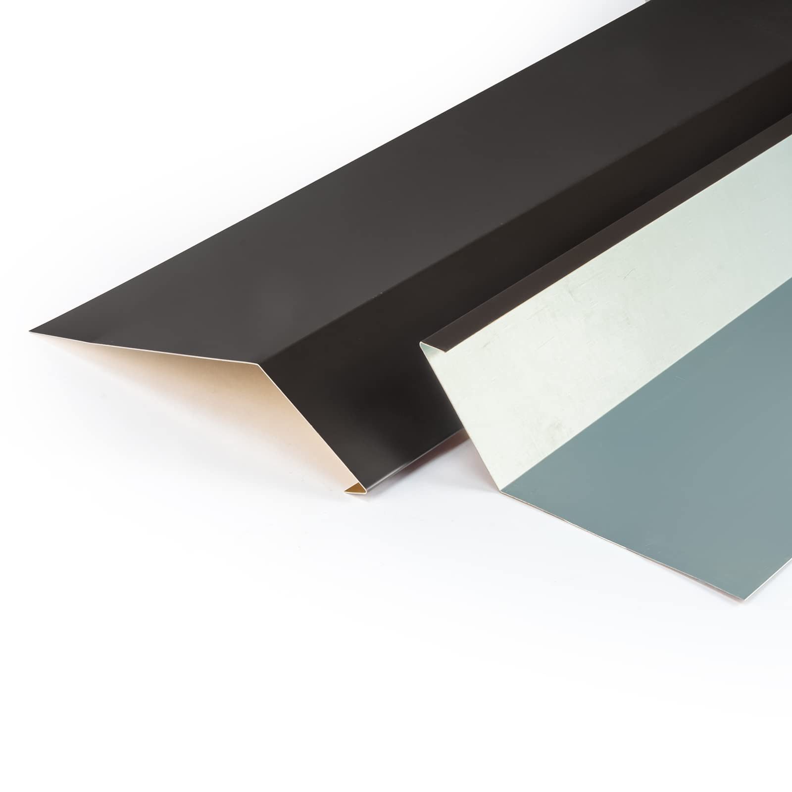 DQ-PP Traufblech DQ-PP Rinneneinhang STANDARD (120x70x10mm), 1m, Aluminium Traufblech, Obere Rinnenleiste, Für Dachrinnen
