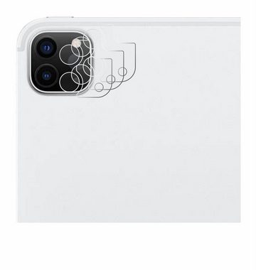 Savvies Schutzfolie für Apple iPad Pro 12.9" WiFi 2021 (NUR Kameraschutz, 5. Gen), Displayschutzfolie, 6 Stück, Folie klar