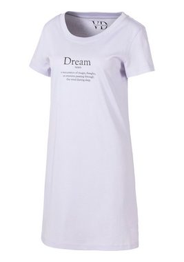 Vivance Dreams Nachthemd mit Statementdruck