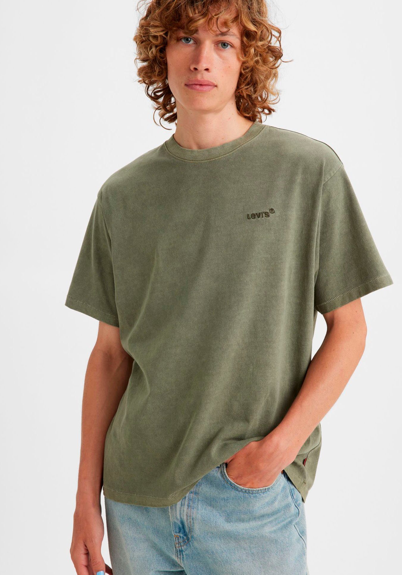 Levi's® Rundhalsshirt LE RED TAB VINTAGE TEE im klassischen Levi's® Design thyme garment dye