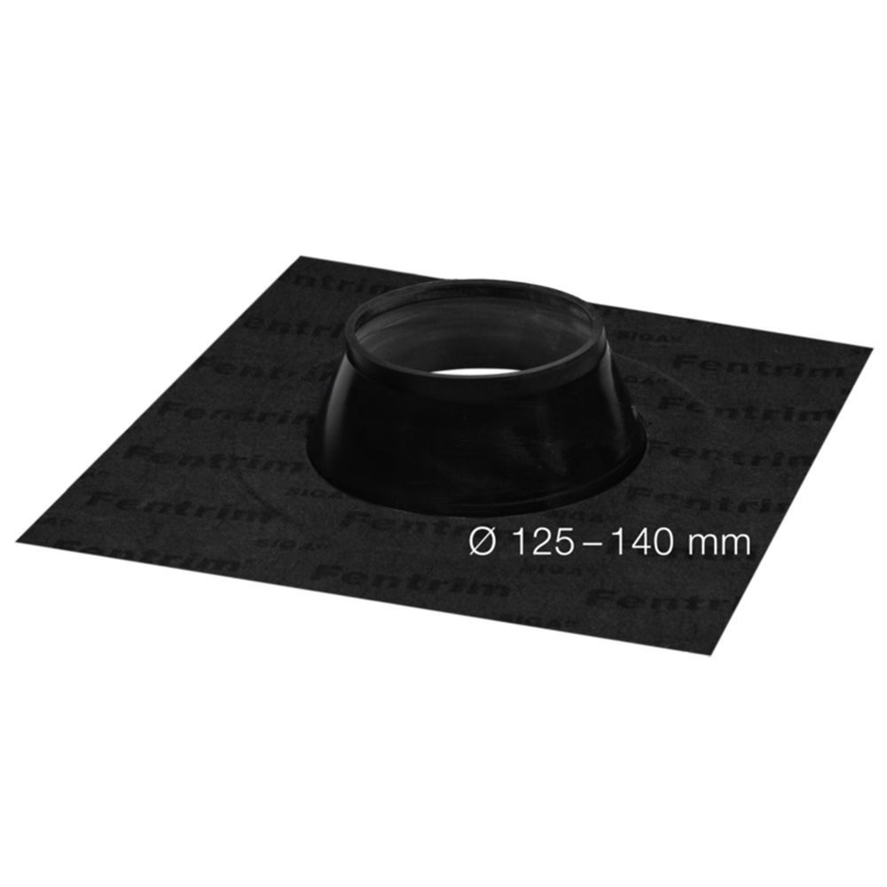 Siga Dampfsperrklebeband Siga Fentrim Manschette black Ø 125–140mm für Rohrdurchdringungen