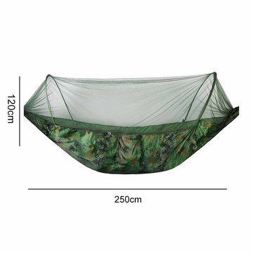 Lubgitsr Hängematte Camping Hängematte MoskitoNetz,Outdoor hammocks Ultraleichte,Tarnung (1 St)