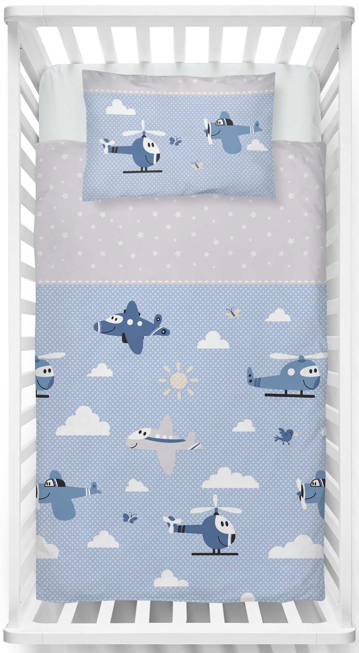LINKHOFF Babybettwäsche Kleinkinder Bettwäsche 135x100 + Kissen 60x40cm - F günstig online kaufen